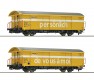 67183 Roco Set of 2 postal freight cars of Swisspost
